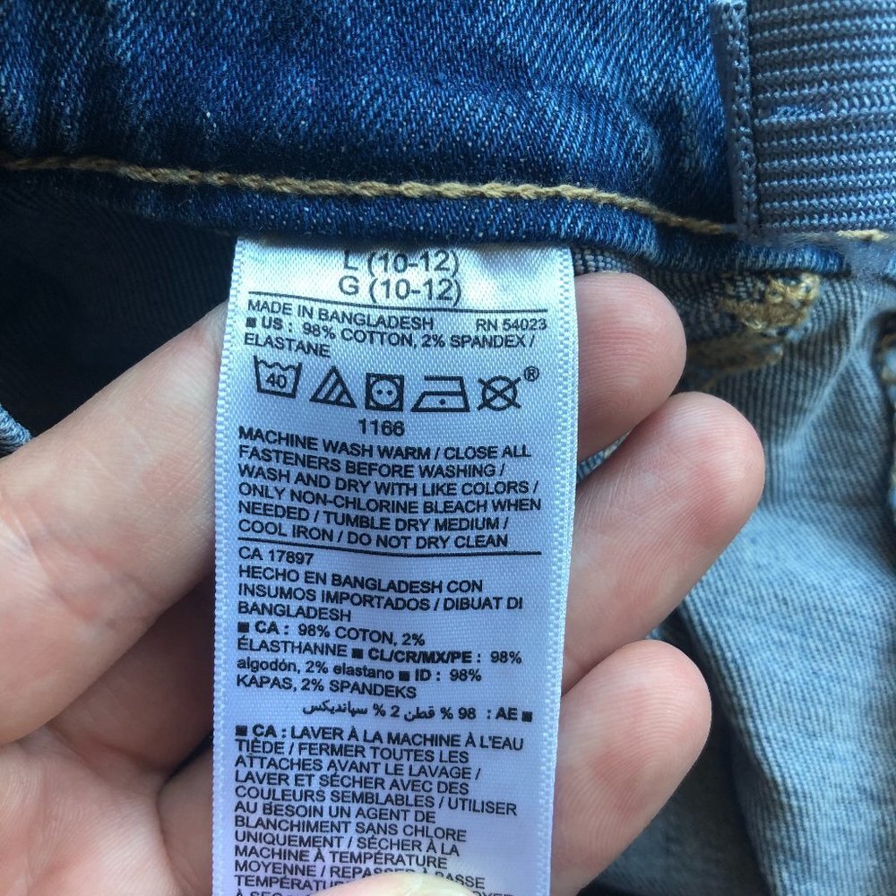 Old Navy Kids Pull On Skinny Jeans Size Large (10-12) - Picture 7 of 11